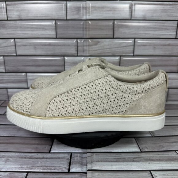 Kenneth Cole Reaction Women's Ivory Woven Bonnie Sneaker Shoe‎ SIze 6.5 - Picture 4 of 9